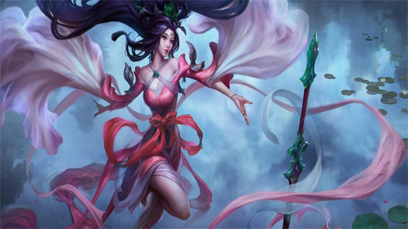 皎月女神女帝皮肤原画